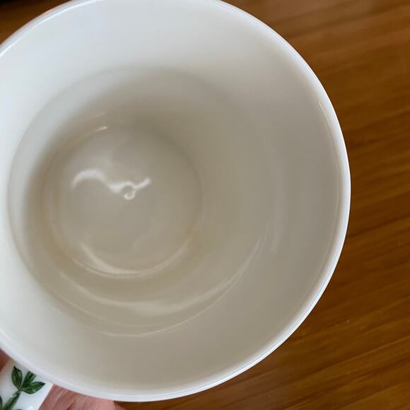 Portmeirion Botanic Garden Sweet Pea 2-Pc. 4" Mug Tea Cup w/ Coaster FLAWLESS - Picture 8 of 9